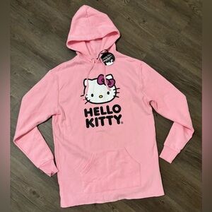NWT Dolls Kill x Hello Kitty Hopelessly Devoted Pink Hoodie